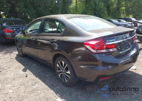 2013 Honda Civic Ex из США, поврежденный, VIN 19XFB2F88DE210355